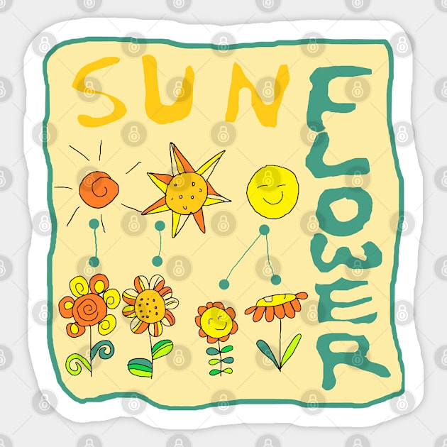 sunflowers Sticker by zzzozzo